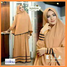 PEPI SET - Baju muslim wanita gamis syari set hijab maxi bahan jersey