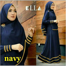 PEPI SET - Baju muslim wanita gamis syari set hijab maxi bahan jersey